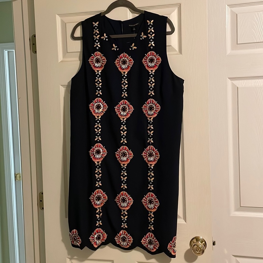 Beautiful Brand New Embellished/ Beaded Banana Republic Dress XL